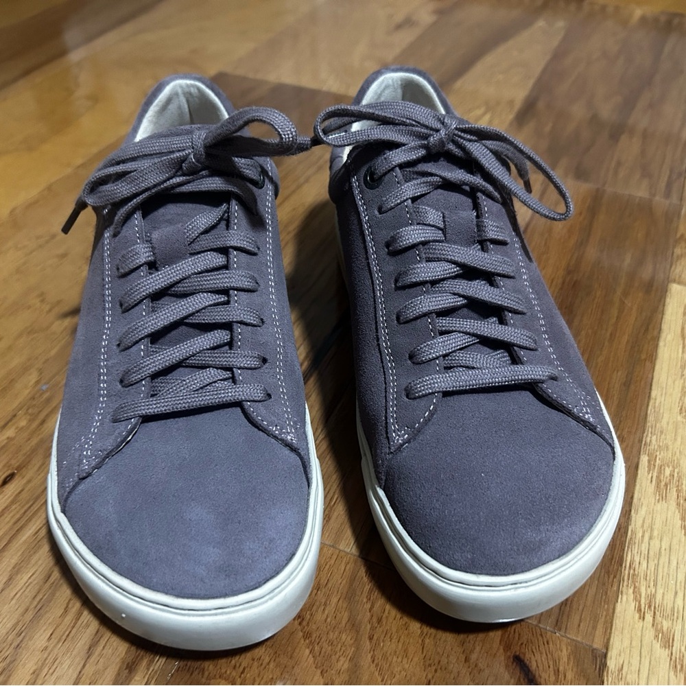New Birkenstock Women's Purple Fog Suede Sneakers